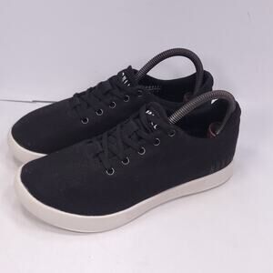 NOBULL Lace Up Athletic Sneaker Shoe Mens Size 6.5 Womens Size 8 Black
